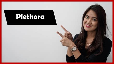 plethora in tagalog|A PLETHORA Meaning in Tagalog .